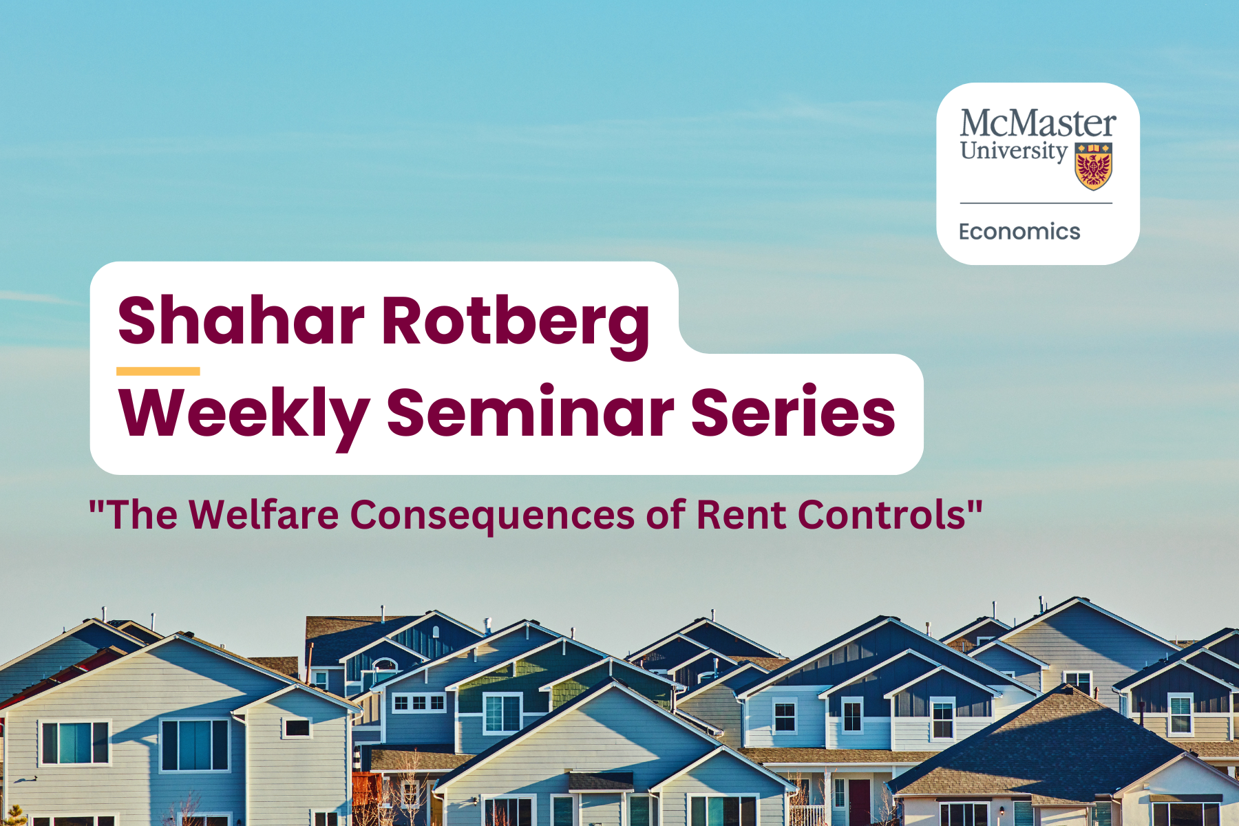 Weekly Seminar Series: Shahar Rotberg