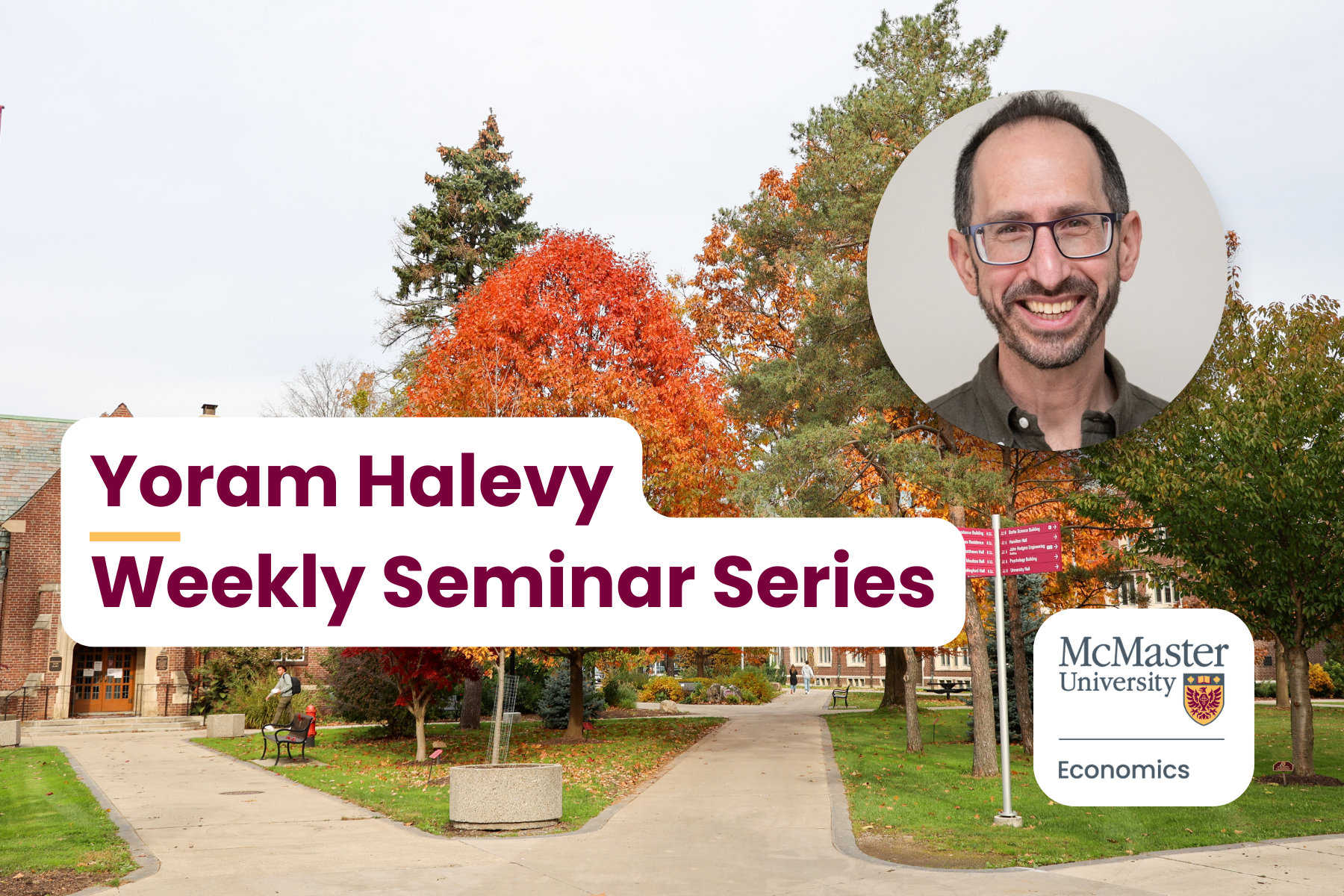 Weekly Seminar Series: Yoram Halevy