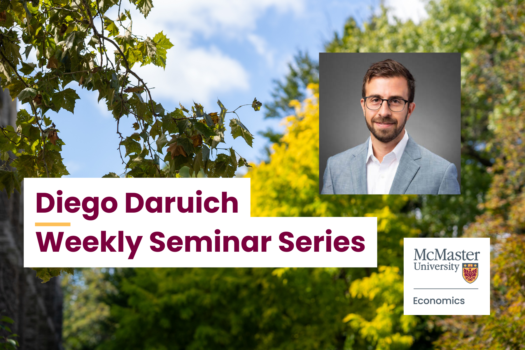 Weekly Seminar Series: Diego Daruich