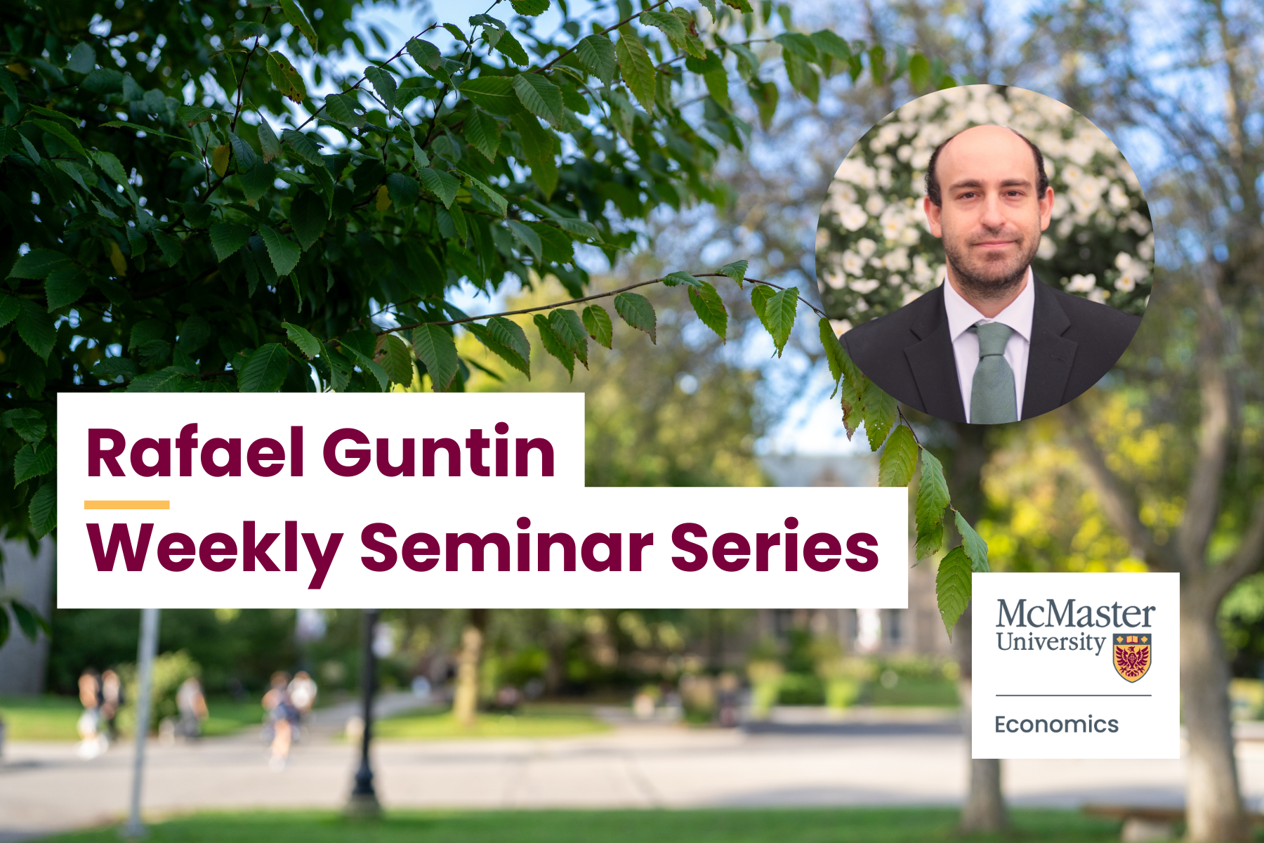 Weekly Seminar Series: Rafael Guntin