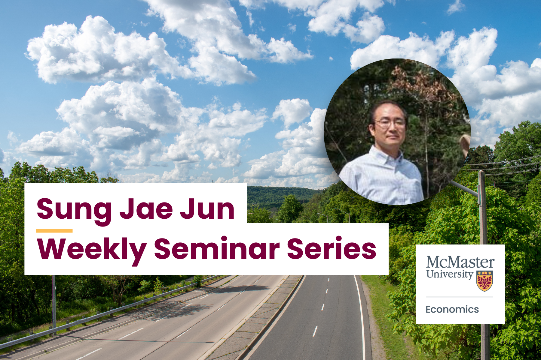 Weekly Seminar Series: Sung Jae Jun